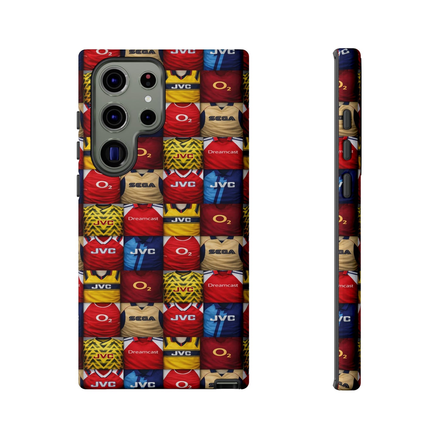 Retro Arsenal Football Shirt Mosaic Tough Phone Case