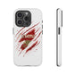 Arsenal Inspired Ripped Claw Phone Case — Football Fan Protective Cover