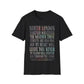 North London Typography T-Shirt — Pastel Lyrics Tee