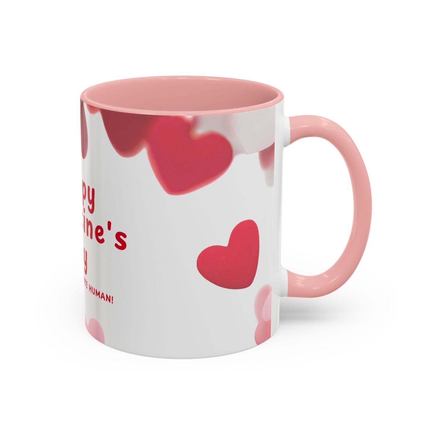 Valentine's Day Coffee Mug — "Still My Favourite Human" Accent Mug