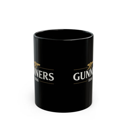 Gunners 1886 Black Coffee Mug