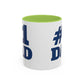 #1 Dad Accent Coffee Mug — Father's Day Gift 11/15oz
