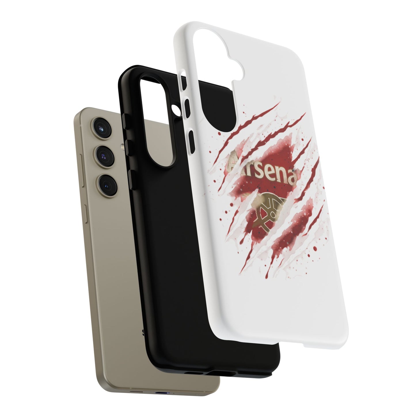 Arsenal Inspired Ripped Claw Phone Case — Football Fan Protective Cover