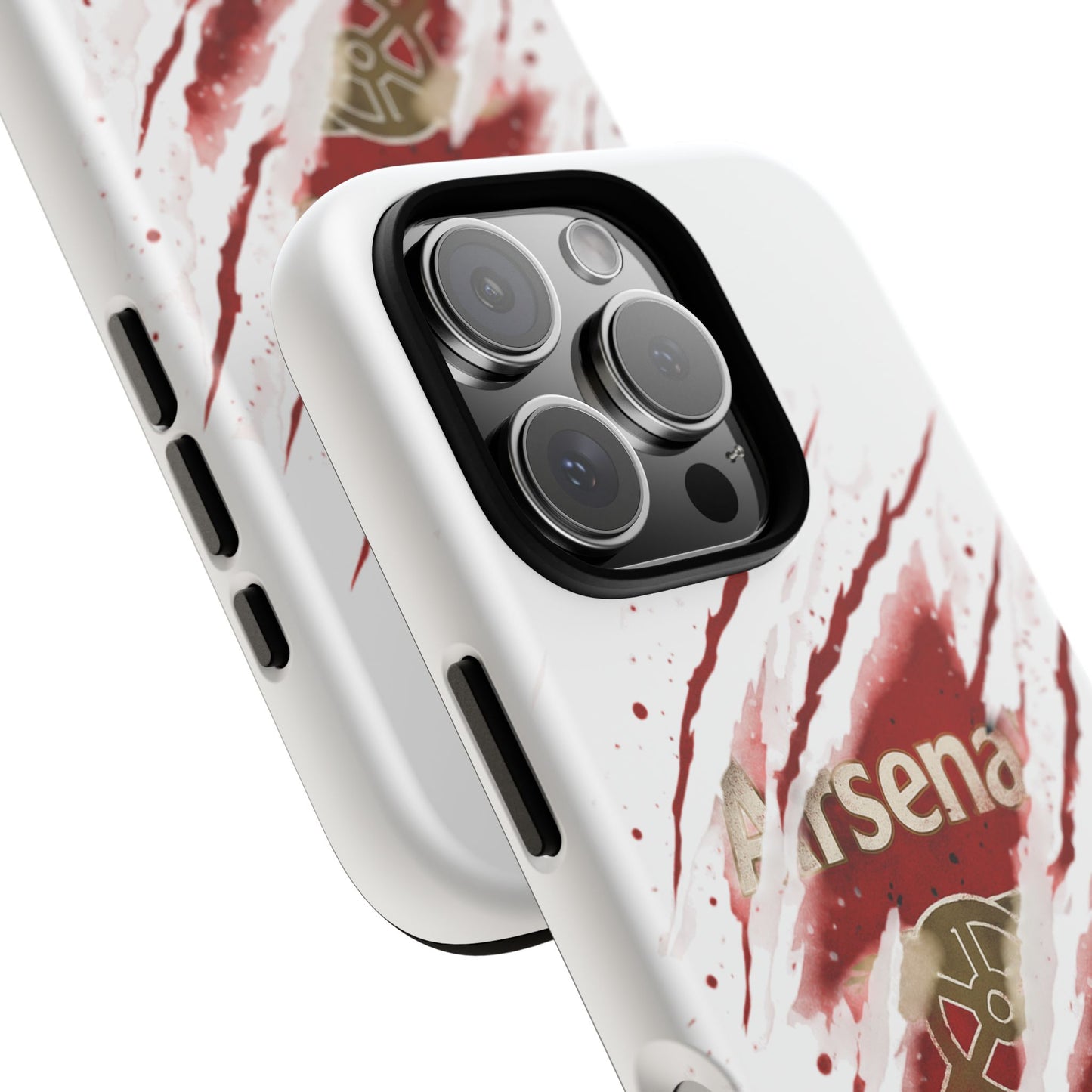 Arsenal Inspired Ripped Claw Phone Case — Football Fan Protective Cover