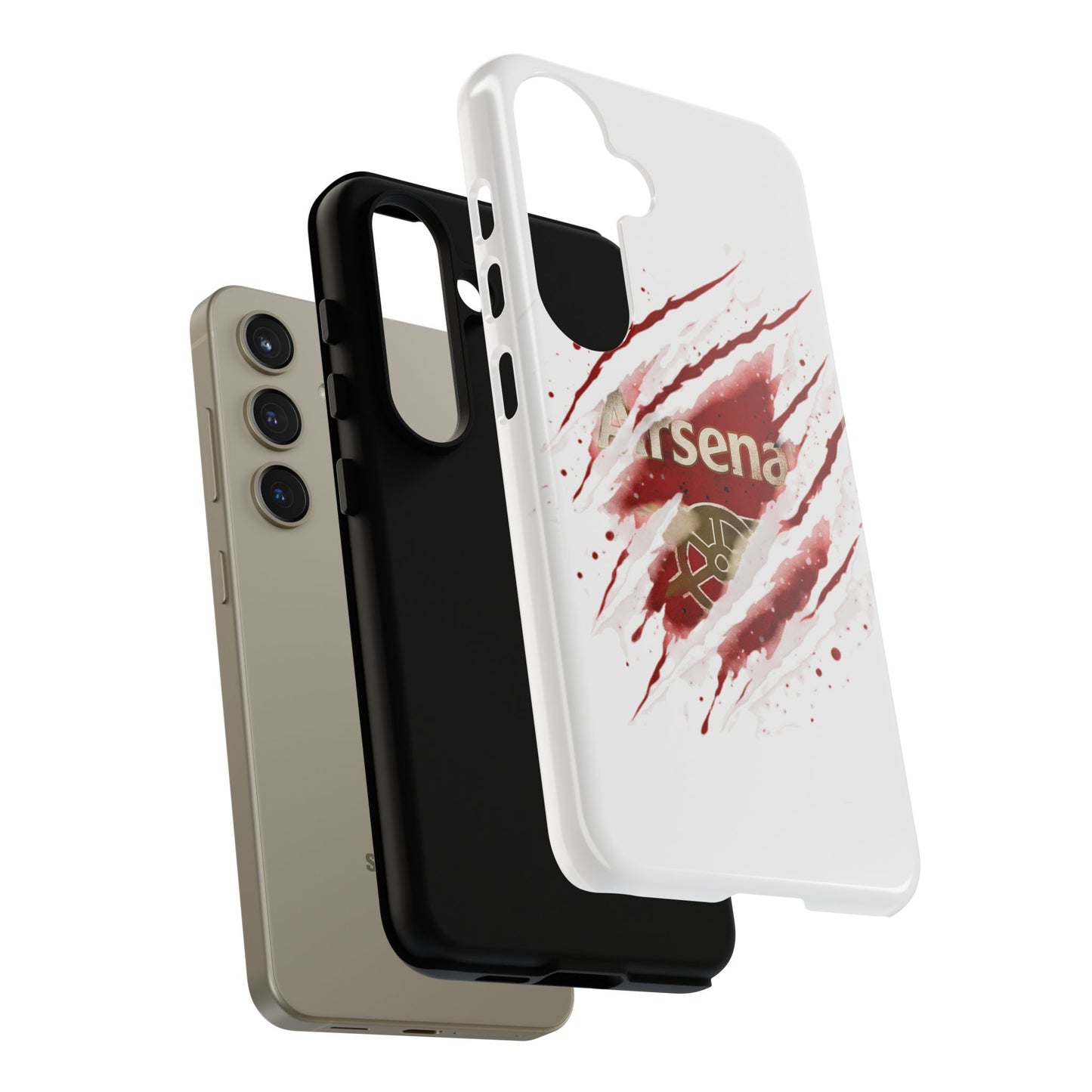 Arsenal Inspired Ripped Claw Phone Case — Football Fan Protective Cover