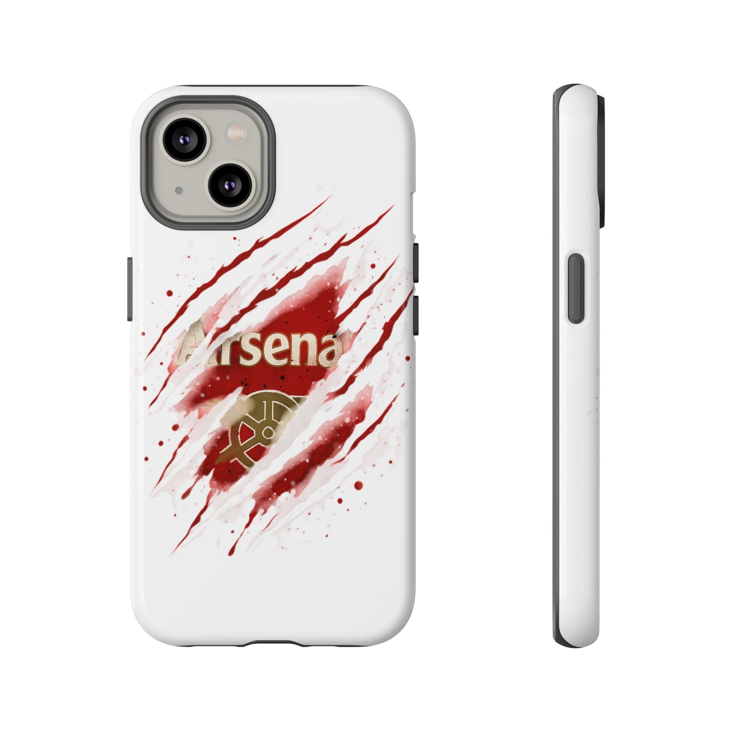 Arsenal Inspired Ripped Claw Phone Case — Football Fan Protective Cover