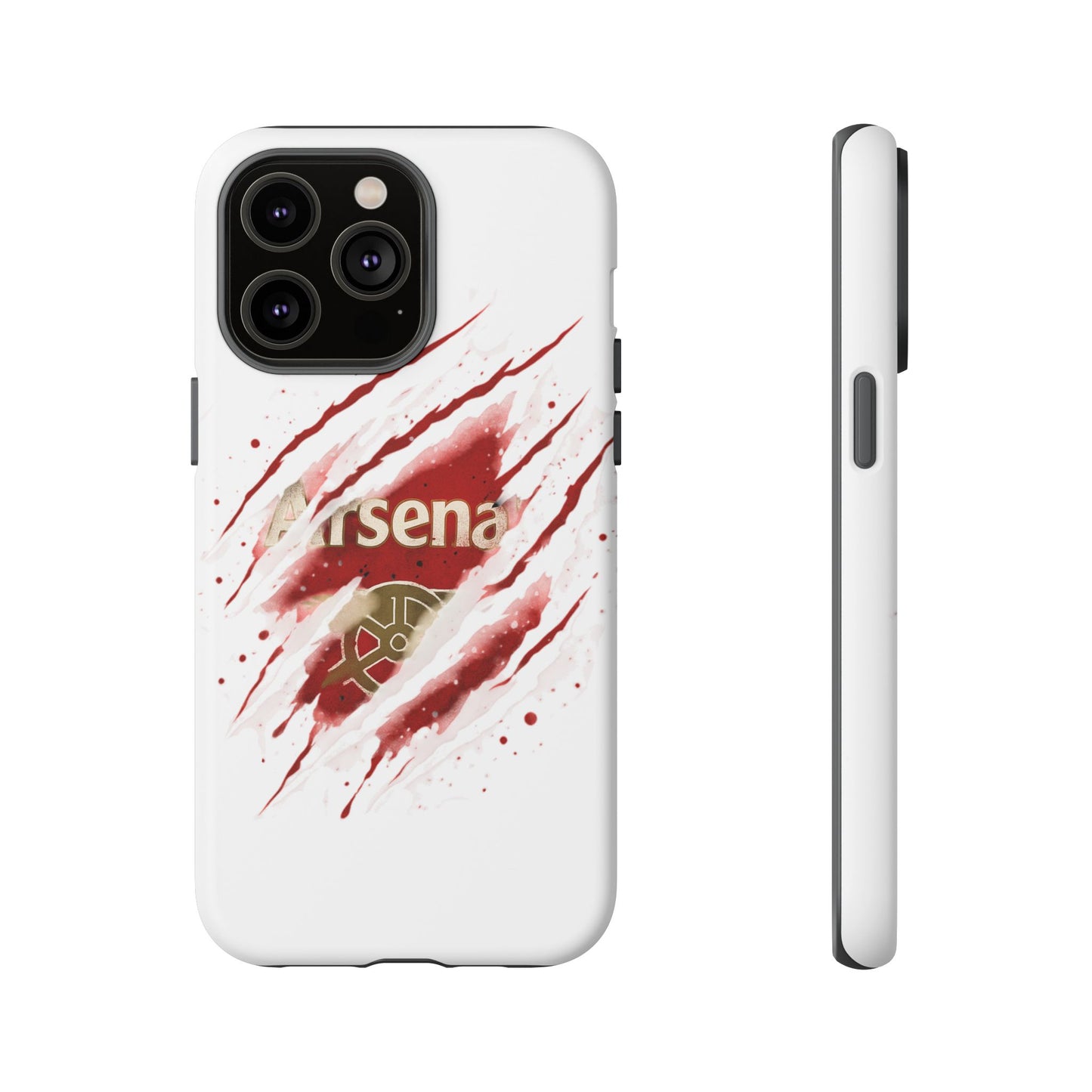 Arsenal Inspired Ripped Claw Phone Case — Football Fan Protective Cover