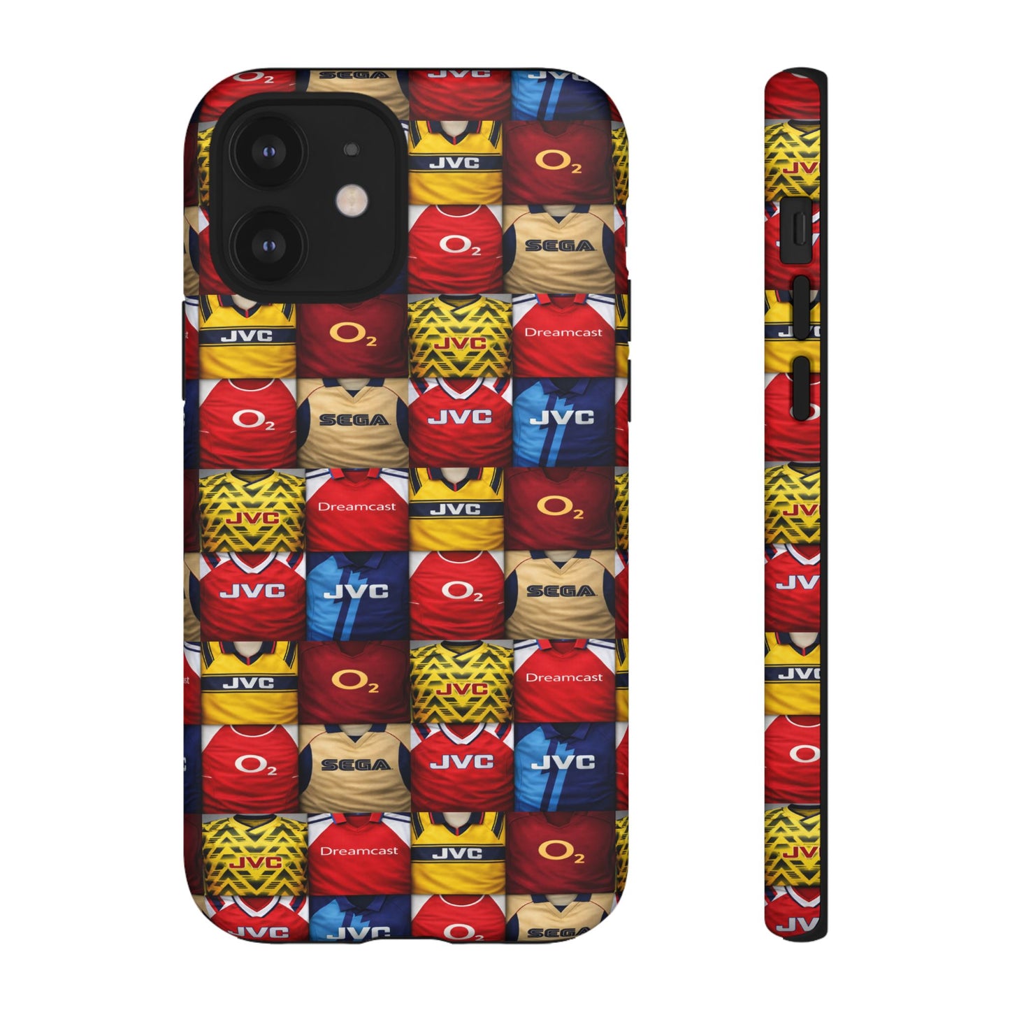 Retro Arsenal Football Shirt Mosaic Tough Phone Case
