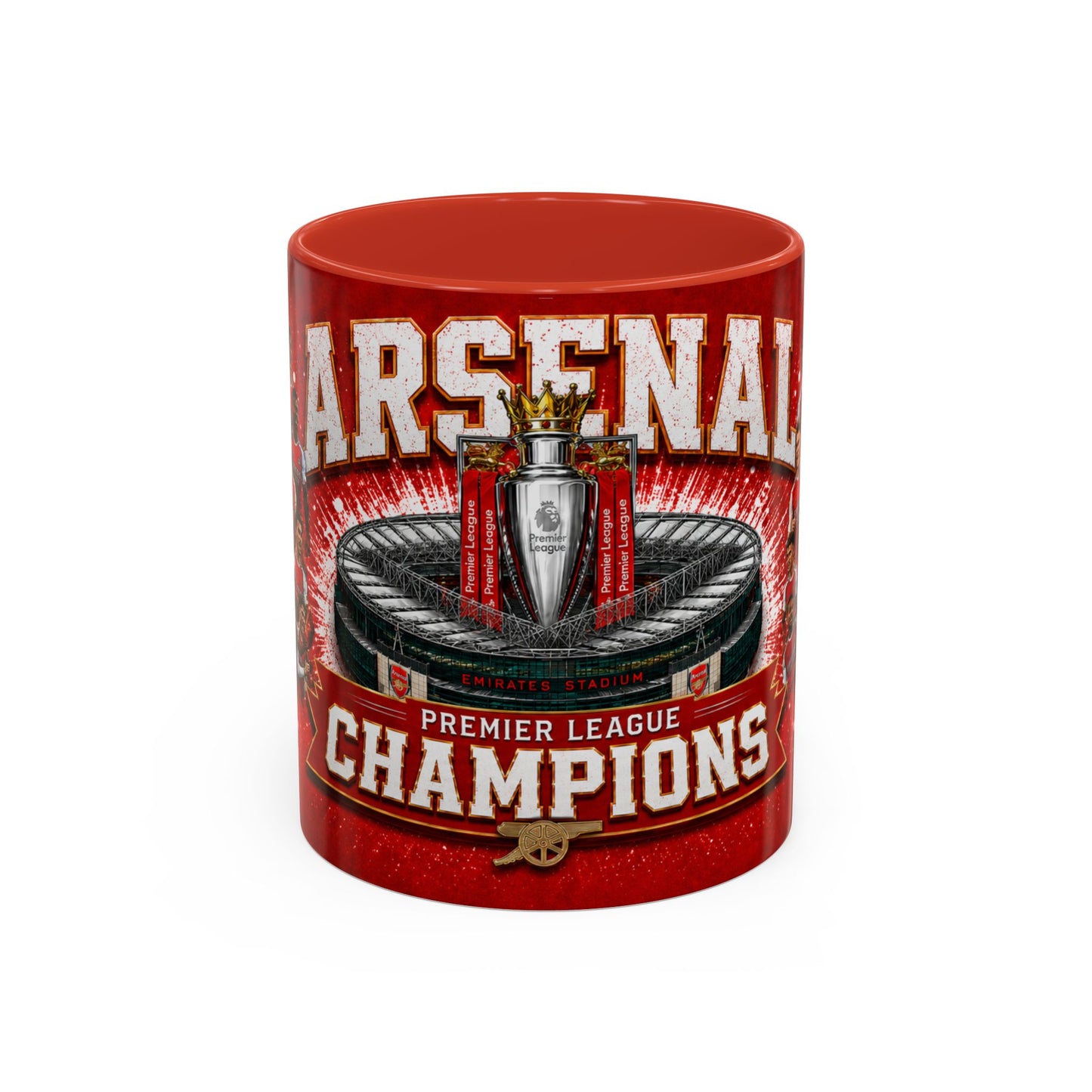 Arsenal Champions 2026 Accent Coffee Mug (NEW)
