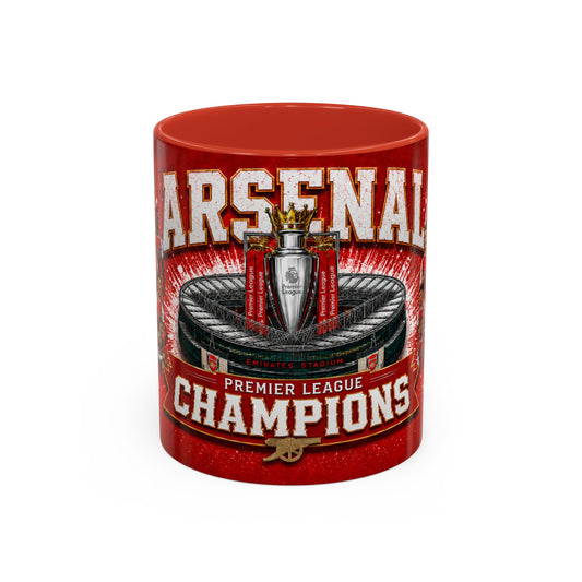 Arsenal Champions 2026 Accent Coffee Mug (NEW)