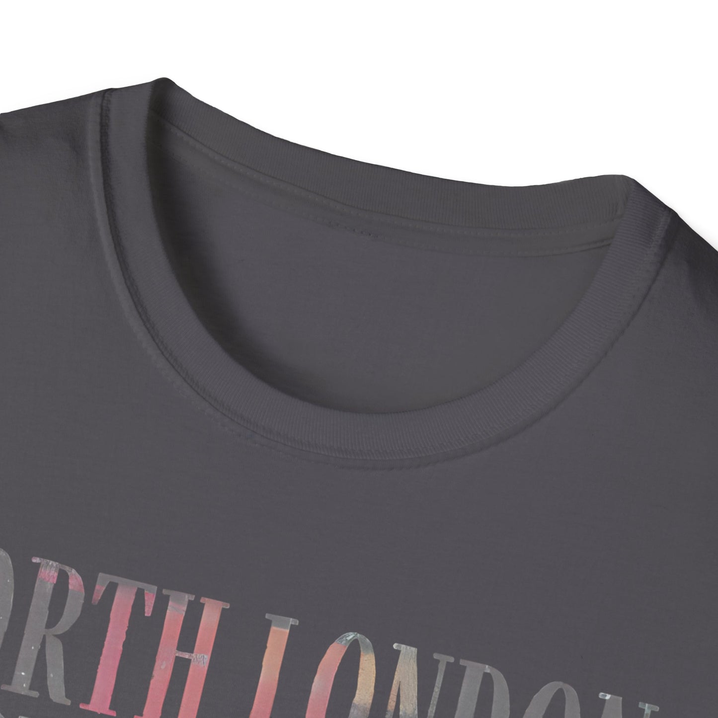 North London Typography T-Shirt — Pastel Lyrics Tee