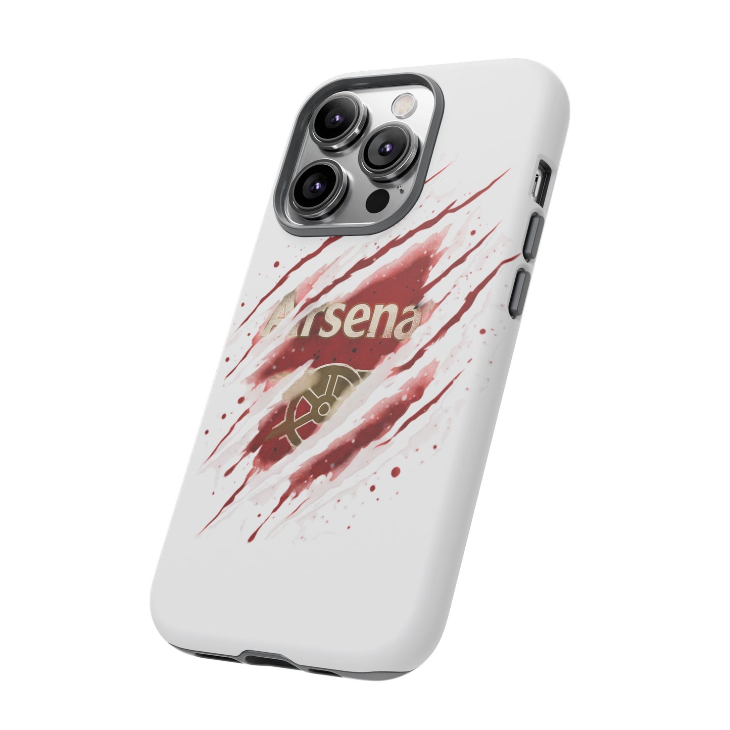 Arsenal Inspired Ripped Claw Phone Case — Football Fan Protective Cover