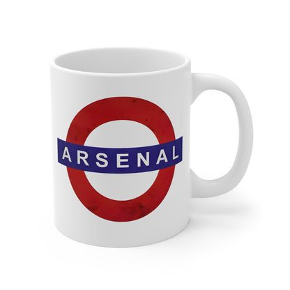 Arsenal Underground Coffee Mug — Football Fan Gift 11oz