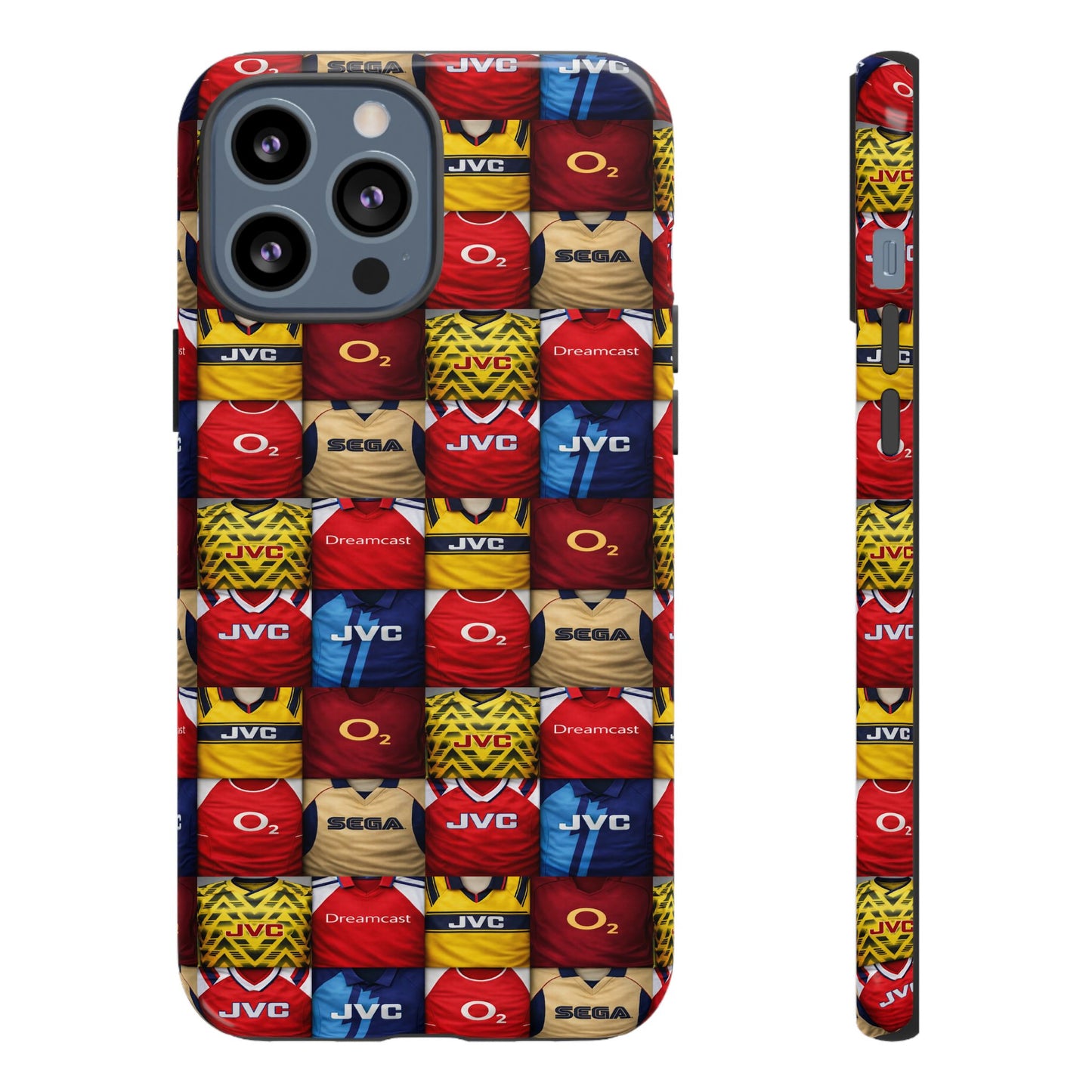 Retro Arsenal Football Shirt Mosaic Tough Phone Case