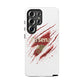 Arsenal Inspired Ripped Claw Phone Case — Football Fan Protective Cover