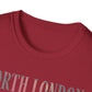 North London Typography T-Shirt — Pastel Lyrics Tee