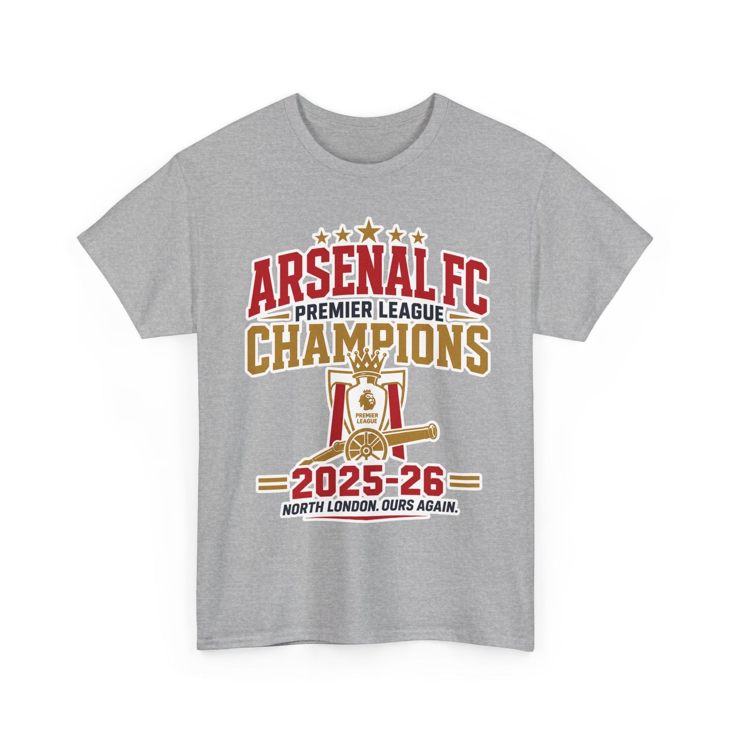 Arsenal FC Premier League Champions 2025-26 T-Shirt