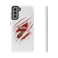 Arsenal Inspired Ripped Claw Phone Case — Football Fan Protective Cover