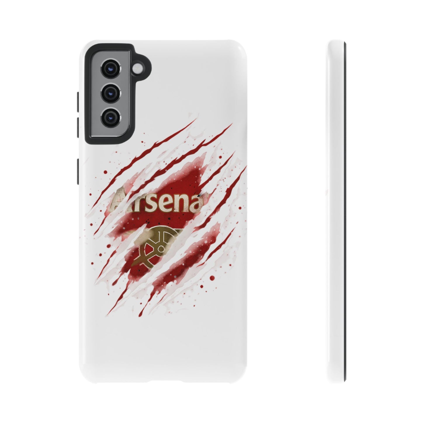 Arsenal Inspired Ripped Claw Phone Case — Football Fan Protective Cover