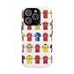 Arsenal Football Jersey Pattern Phone Case – Vintage Kit Collage Tough Cases