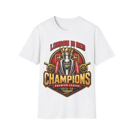 Champions Premier League T-Shirt — "London Is Red" 2025-26 Soccer Tee