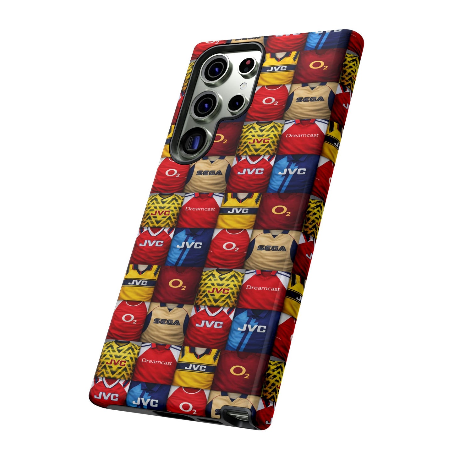 Retro Arsenal Football Shirt Mosaic Tough Phone Case