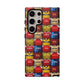 Retro Arsenal Football Shirt Mosaic Tough Phone Case
