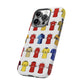 Arsenal Football Jersey Pattern Phone Case – Vintage Kit Collage Tough Cases