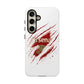 Arsenal Inspired Ripped Claw Phone Case — Football Fan Protective Cover