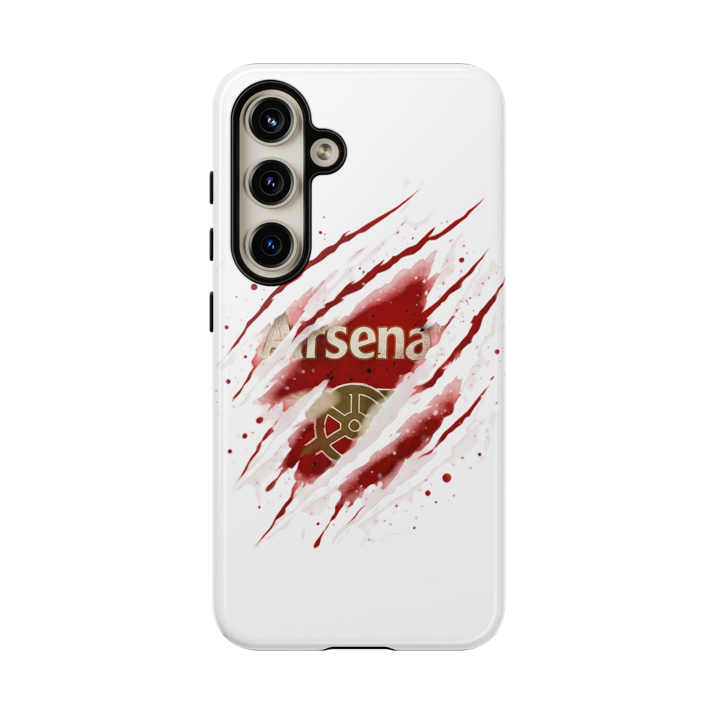 Arsenal Inspired Ripped Claw Phone Case — Football Fan Protective Cover