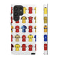 Arsenal Football Jersey Pattern Phone Case – Vintage Kit Collage Tough Cases