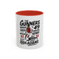 The Gunners Coffee Mug — Arsenal Legends Design (Wenger, Henry, Bergkamp, Saka)