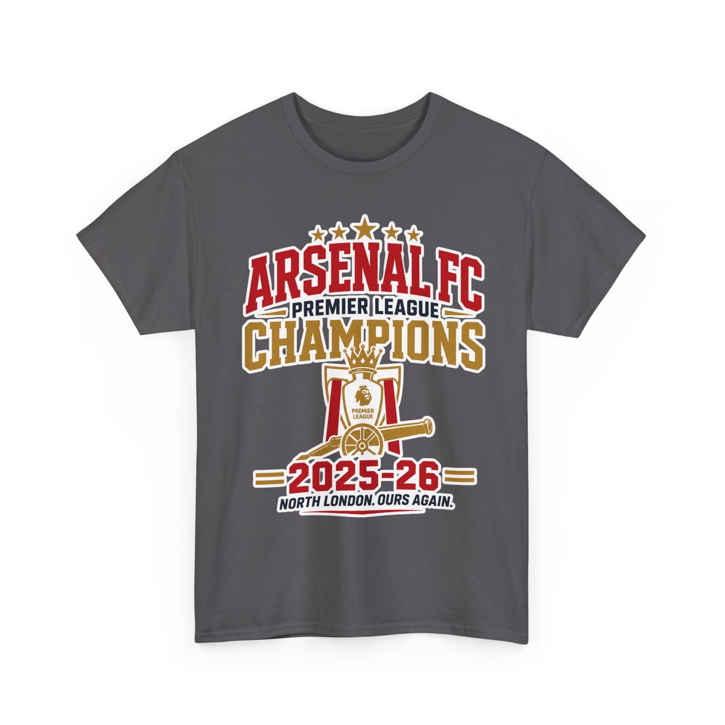 Arsenal FC Premier League Champions 2025-26 T-Shirt