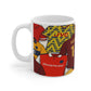 Retro Football Jersey Collage Mug — Henry #14 & Classic Kits Arsenal Fan Coffee Cup