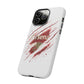 Arsenal Inspired Ripped Claw Phone Case — Football Fan Protective Cover
