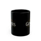 Gunners 1886 Black Coffee Mug — Vintage Pub Style Fan Design 11/15oz