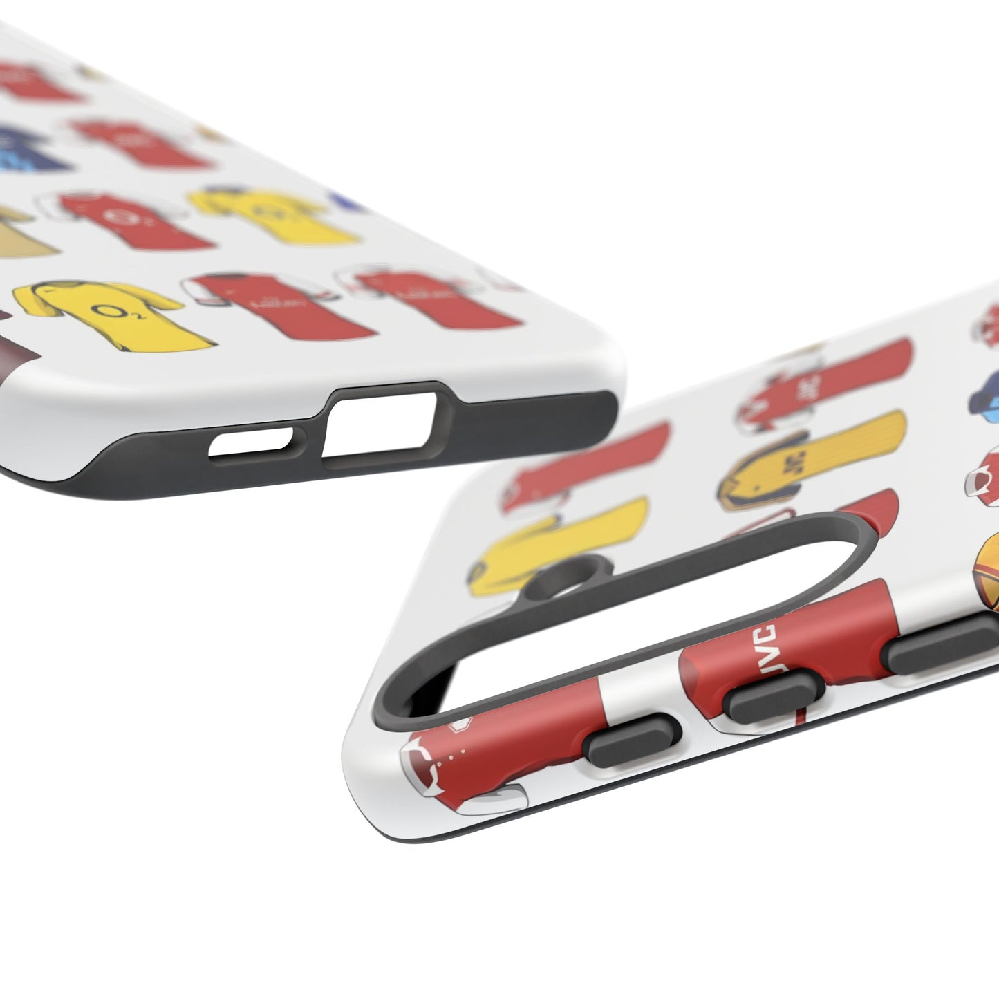 Arsenal Football Jersey Pattern Phone Case – Vintage Kit Collage Tough Cases