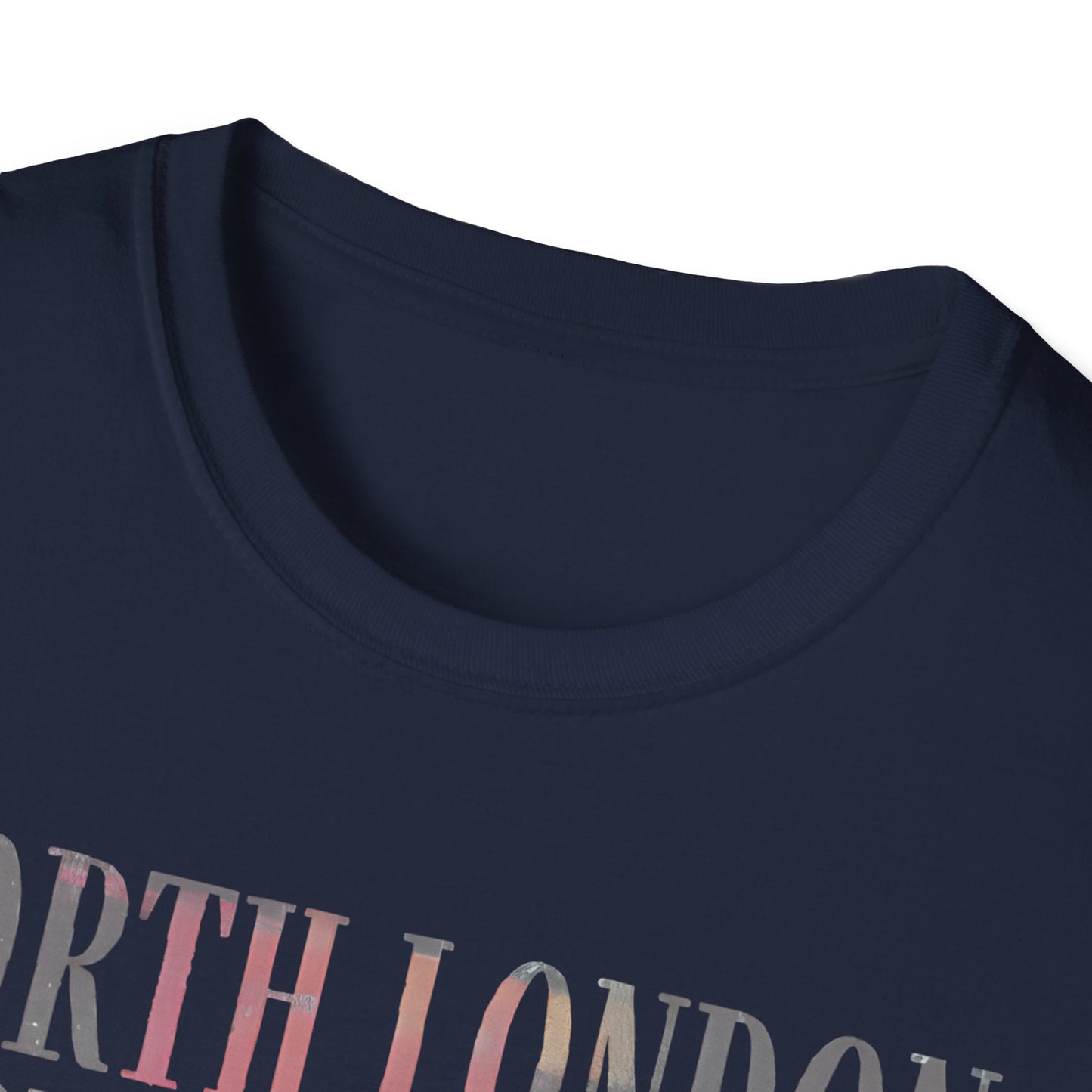North London Typography T-Shirt — Pastel Lyrics Tee