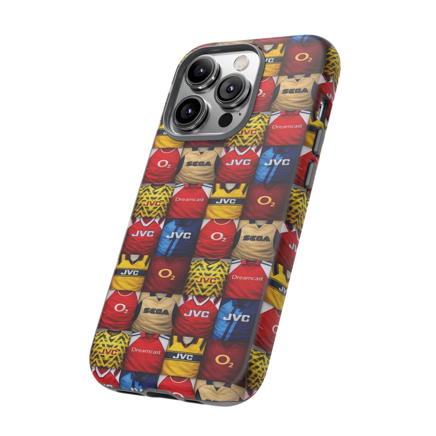 Retro Arsenal Football Shirt Mosaic Tough Phone Case