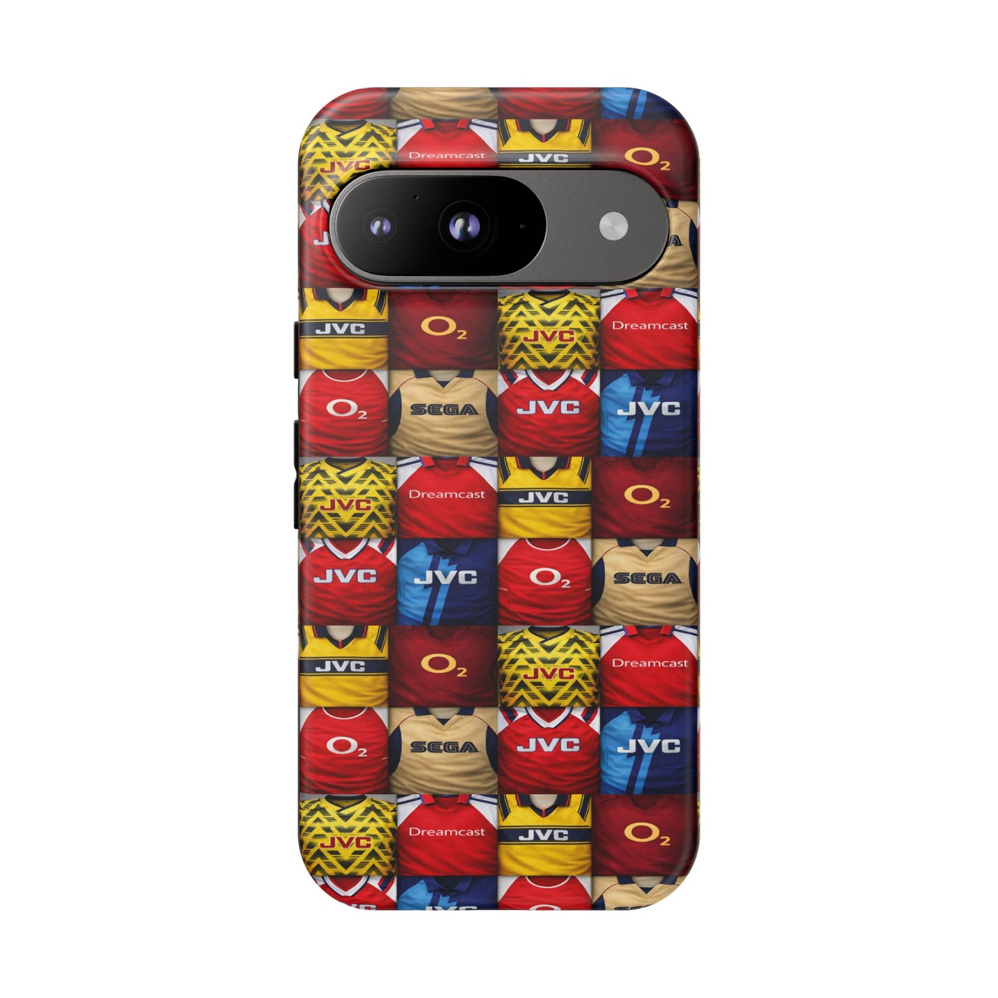 Retro Arsenal Football Shirt Mosaic Tough Phone Case