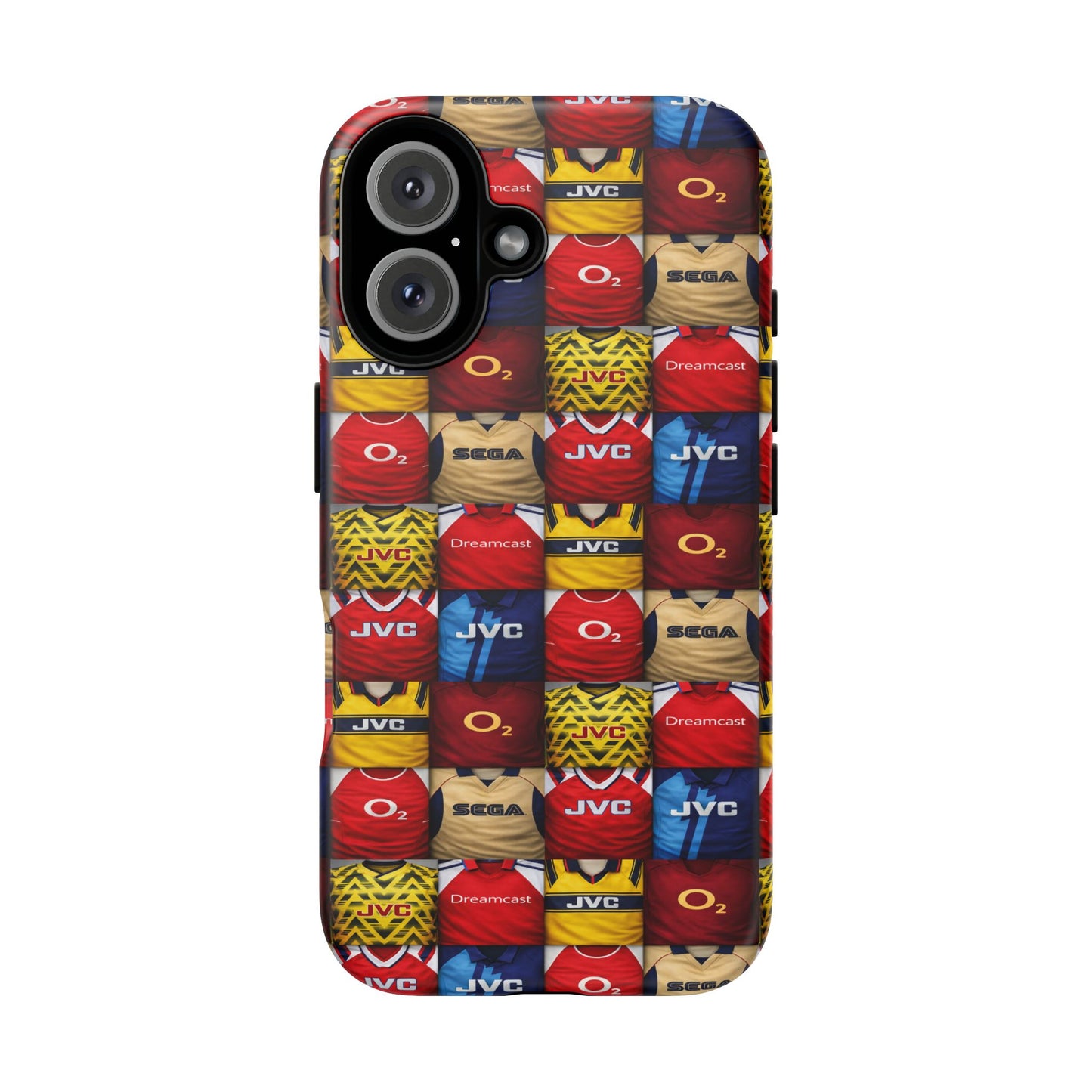 Retro Arsenal Football Shirt Mosaic Tough Phone Case