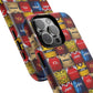Retro Arsenal Football Shirt Mosaic Tough Phone Case
