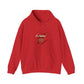 Arsenal Ripped Heart Graphic Hoodie — Distressed North London Emblem