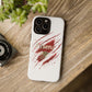Arsenal Inspired Ripped Claw Phone Case — Football Fan Protective Cover