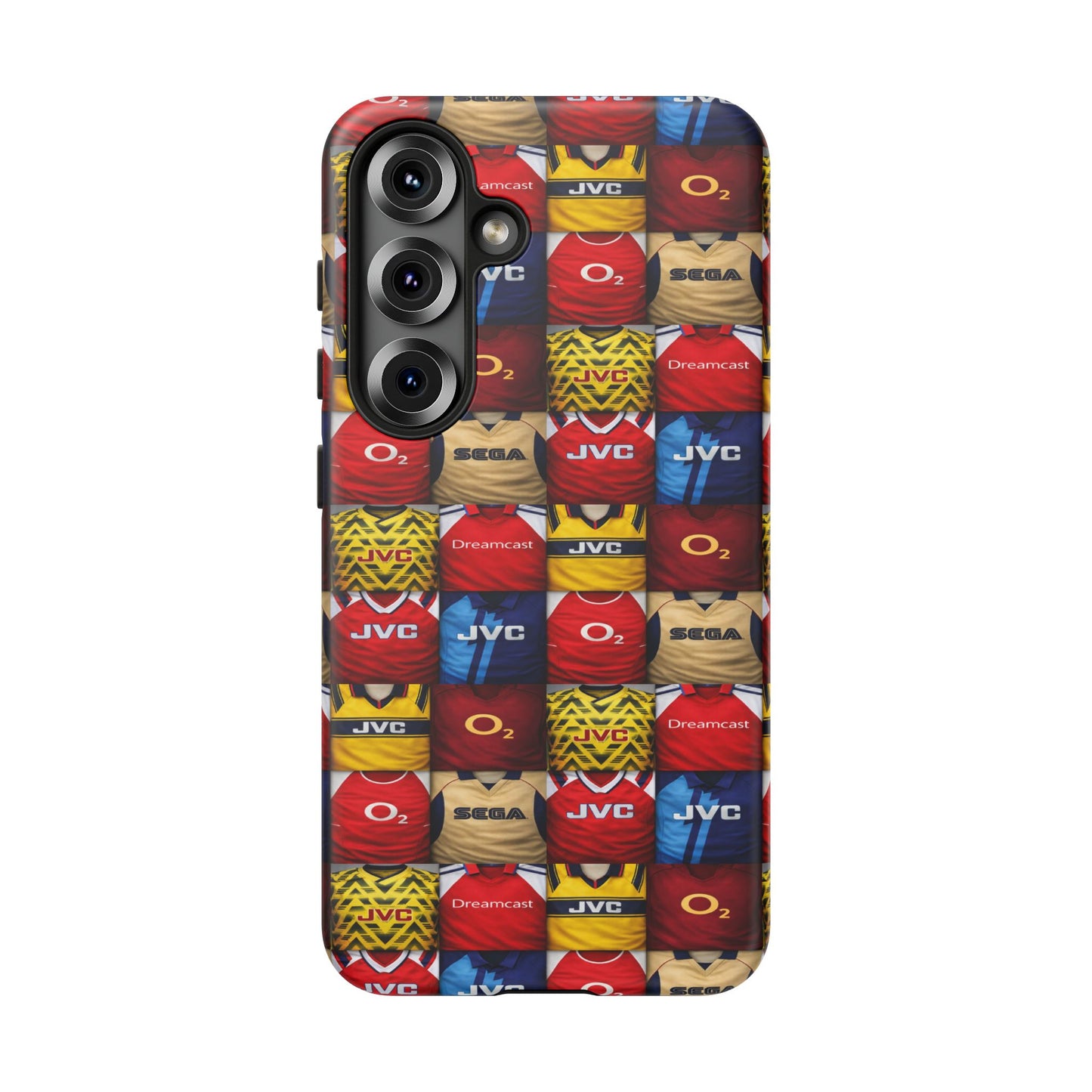 Retro Arsenal Football Shirt Mosaic Tough Phone Case