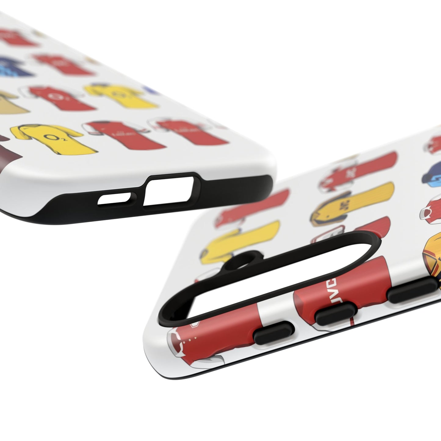 Arsenal Football Jersey Pattern Phone Case – Vintage Kit Collage Tough Cases