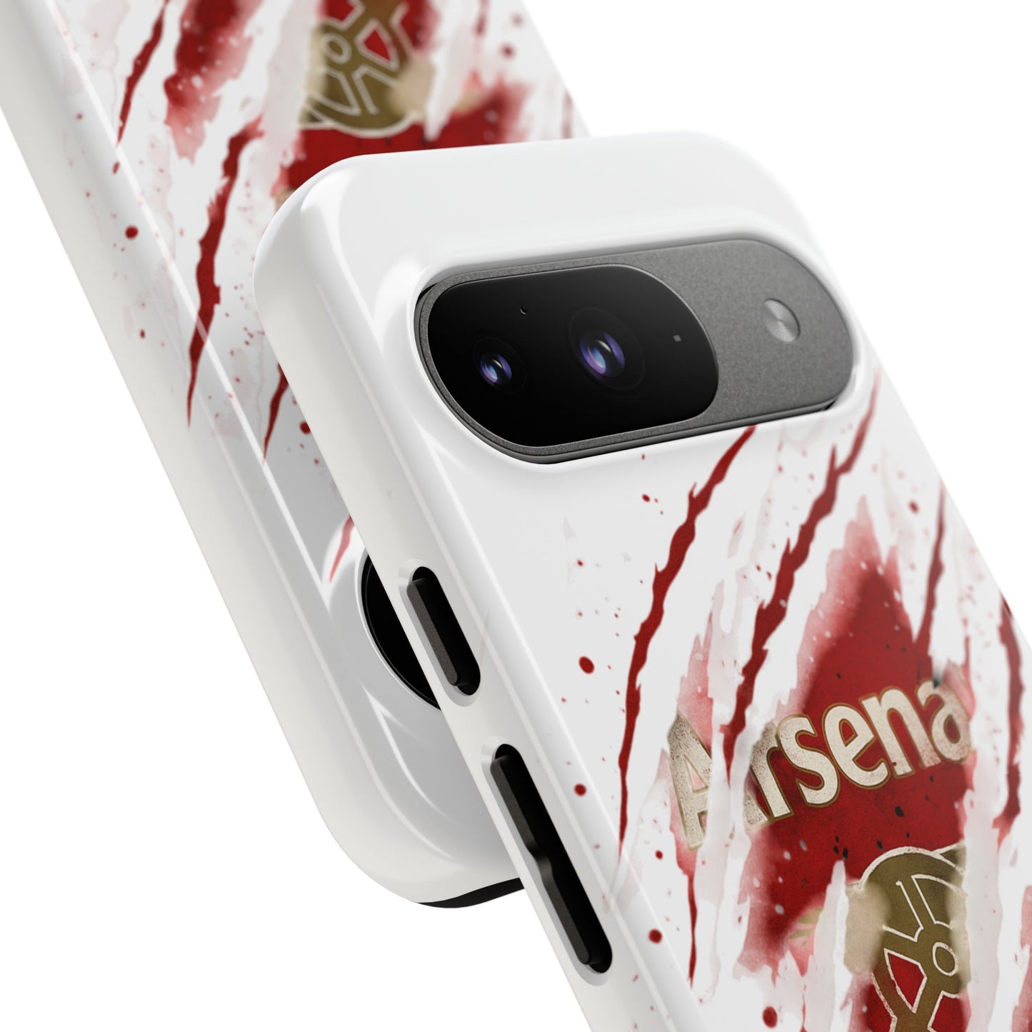 Arsenal Inspired Ripped Claw Phone Case — Football Fan Protective Cover