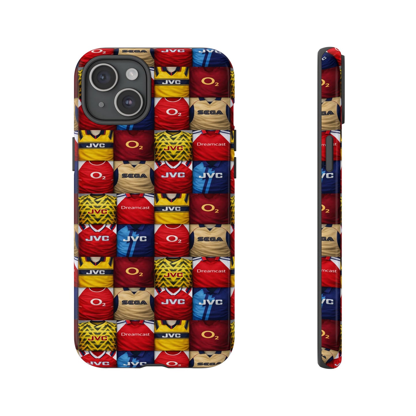 Retro Arsenal Football Shirt Mosaic Tough Phone Case