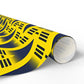Arsenal Bruised Banana Gift Wrap — Modern Geometric Wrapping Paper
