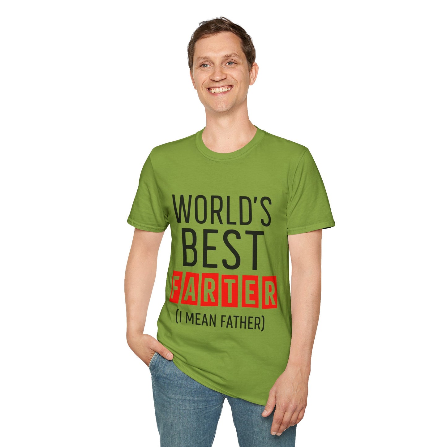 World's Best Farter (I Mean Father) T-Shirt — Funny Father's Day Gift